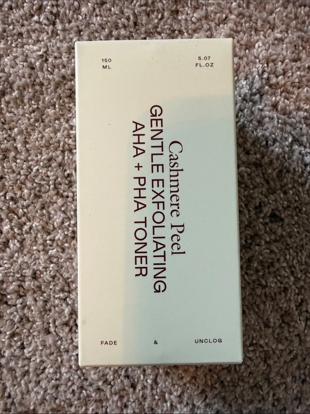 Cashmere Peel Gentle Exfoliating AHA + PHA Toner